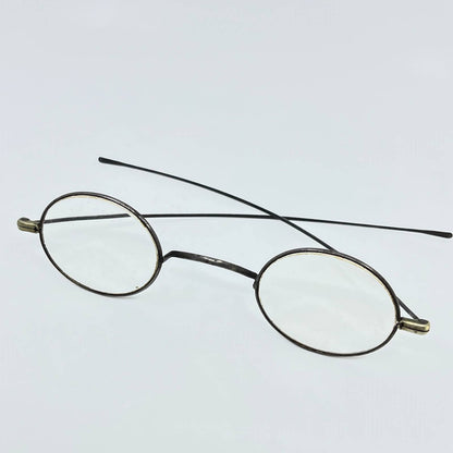 Antique 1860s Civil War Era Eyeglasses Glasses Spectacles Metal Frame TG1