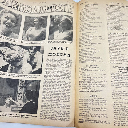 Hit Parader Magazine June 1952 Mindy Carson Betty Grable Fontane Sisters TF3