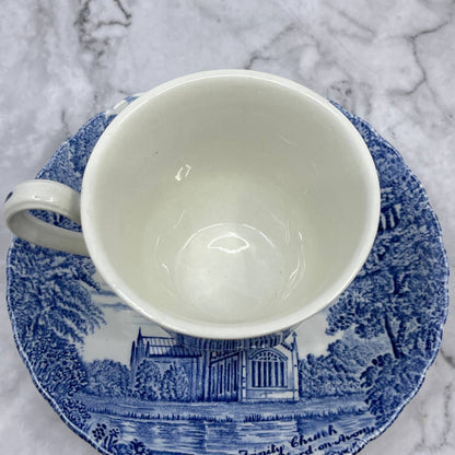 Ridgway Shakespeare's Country Cup & Saucer Ironstone Stratford on Avon TD1