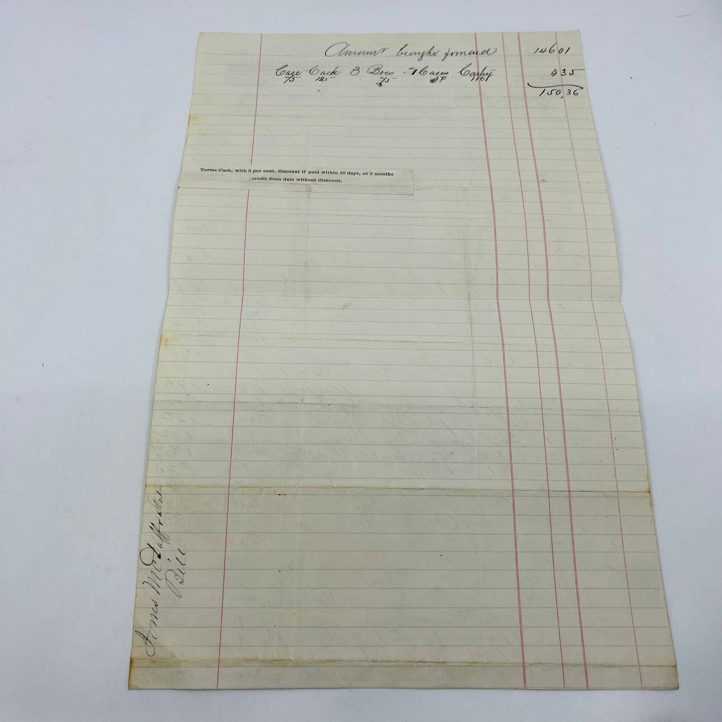 1870 Jones McDuffy Stratton Late Otis Norcross Boston MA Letterhead Billhead AA5