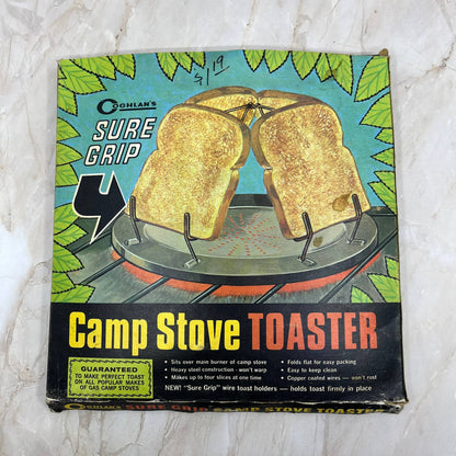 1971 Coghlan’s Camp Stove Toaster “Sure Grip” in Original Box TC5