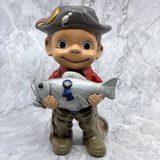 1970s Blue Ribbon Trout Smiley Fly Fisherman Fishing Atlantic Mold TA9