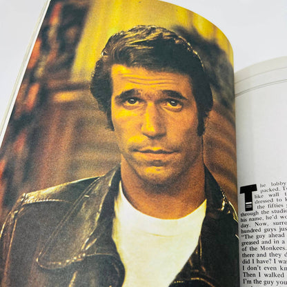 The Fonz & Henry Winkler Happy Days Photo Biography 1978 Jonathan Green BA1 2