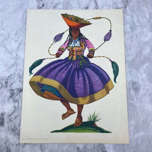Original SS Argentina Cruise Ship Restaurant Menu Jan 21, 1960 Ada Peacock A20