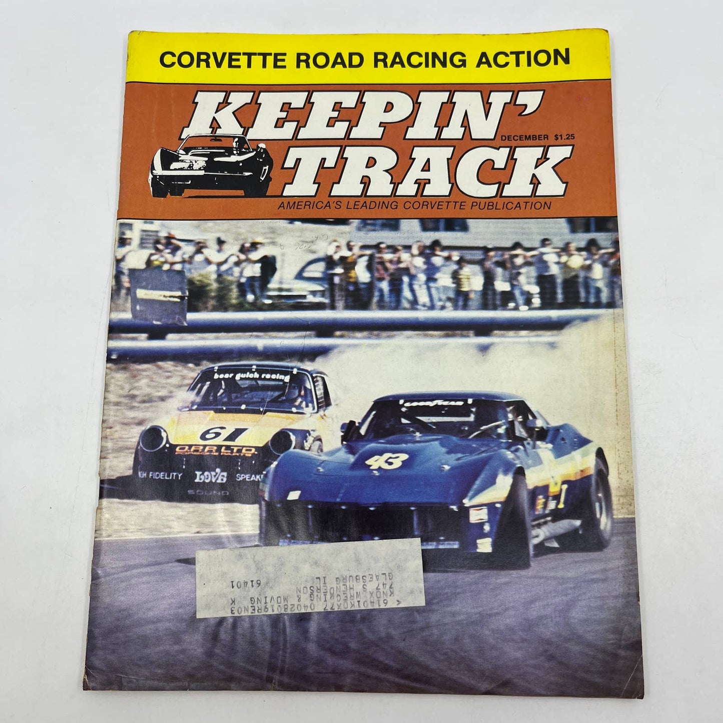 1978 Dec Keepin' Track of Vettes Corvette Magazine Road Racing Vettes TG1