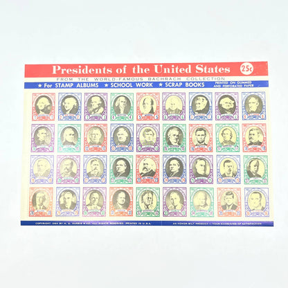 1964 & 70 Presidents Of The United States Stamps AB7