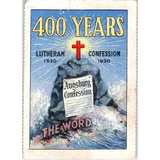 1930 400 Years Lutheran Confession 3" Poster Stamp Set of 3 SE5