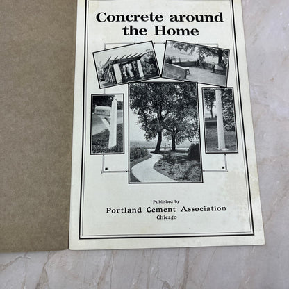 Concrete Around the Home Lehigh Portland Cement Co Booklet TJ9