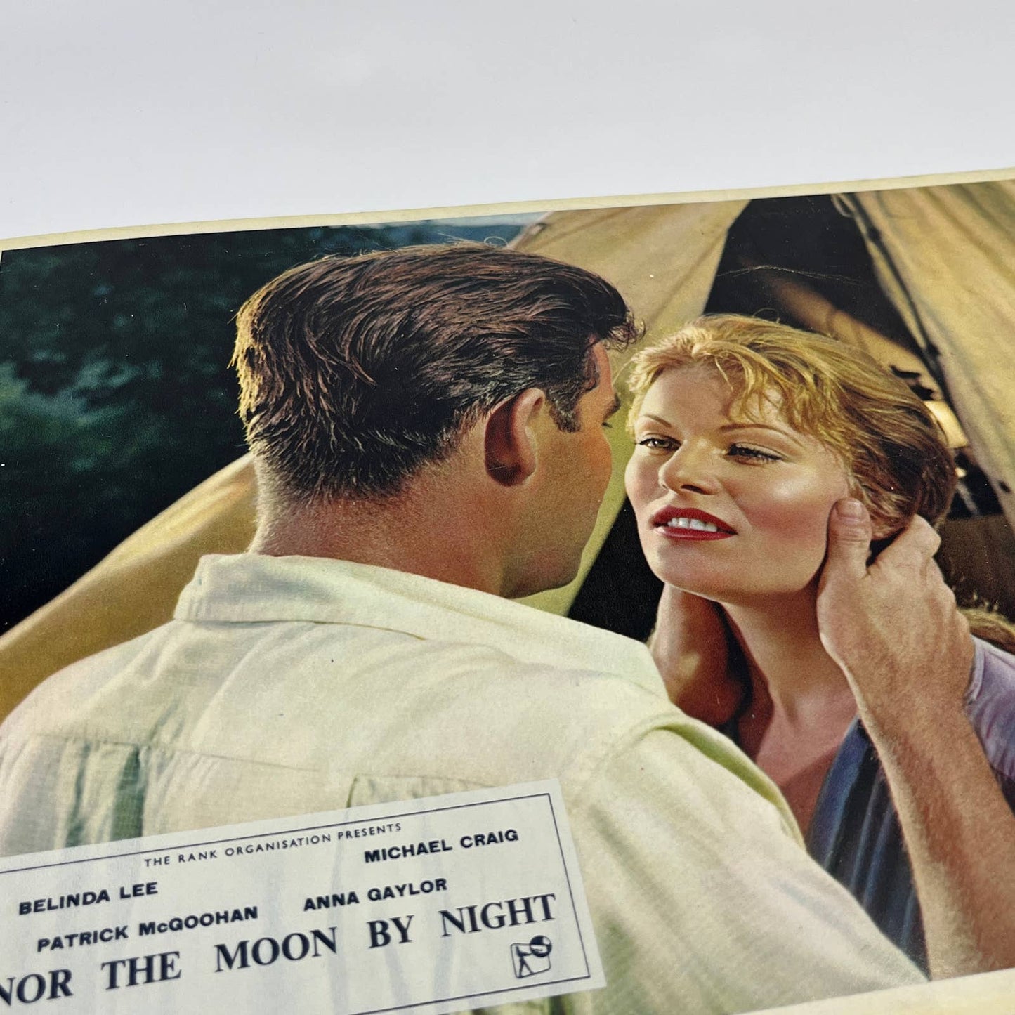 1958 Nor the Moon By Night Belinda Lee Michael Craig 11x14 UK Lobby Card 2 FL4