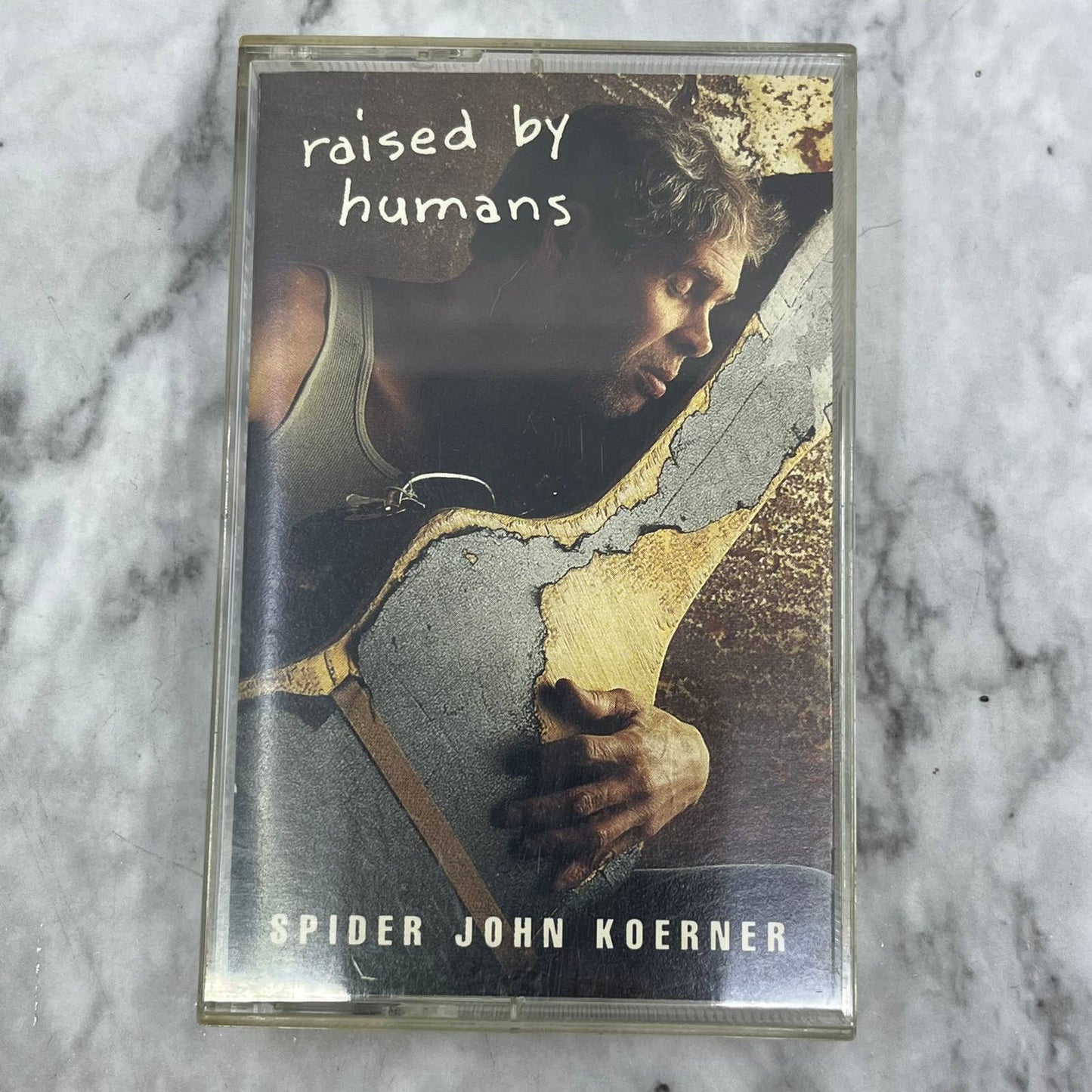 Raised By Humans by Spider John Koerner Cassette Tape TJ6-75