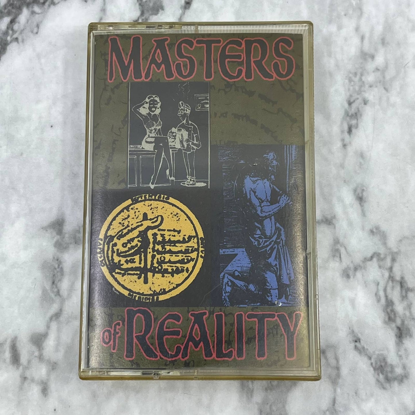 Masters of Reality 1988 USA Def American self titled Cassette Tape TH1-31