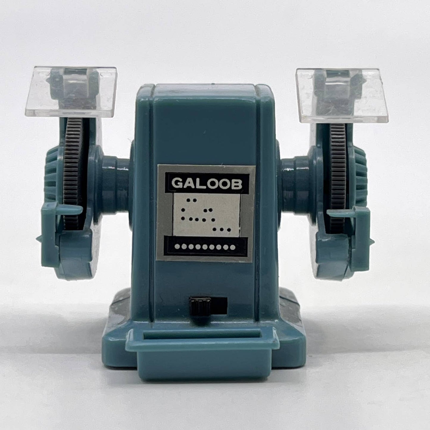 1980 Galoob Japan Wind Up Miniature Bench Grinder Power Tool Toy SE3