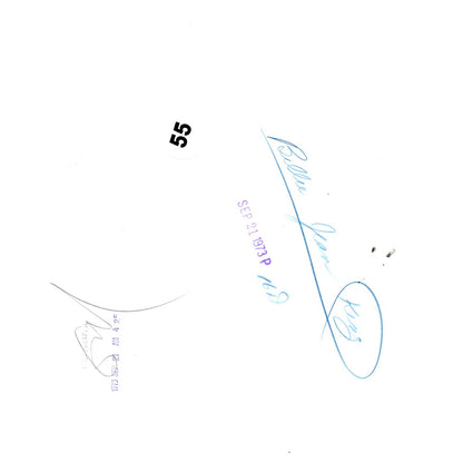 1973 Press Photo Tennis Billie Jean King 8x10" AD3-6