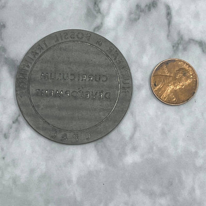 Vintage Letterpress Printers Block Plate CP&L Nuclear & Fossil Training SE846