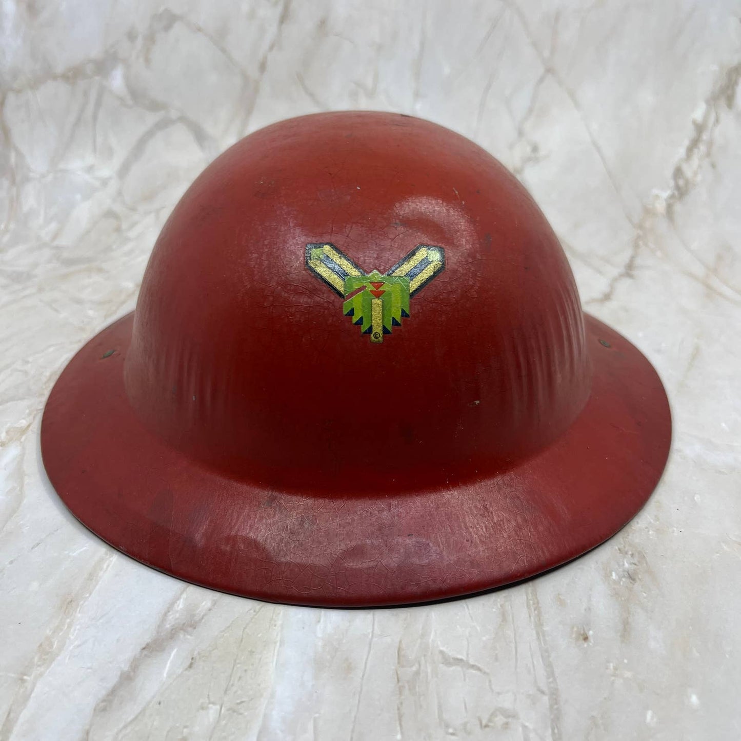 Louis Marx Fighting Squadron Doughboy Metal Play Helmet Edwards Marshmallows TK2
