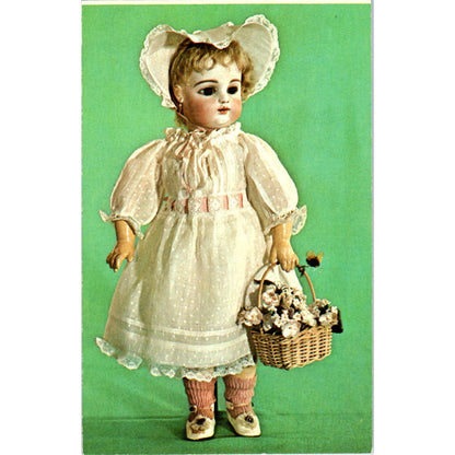 FG Brown Paperweight Eyes Composition Body Doll Art Studio 1971 Postcard PB6