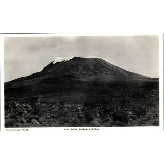 Kibo From Saddle Plateau Tanzania Mt. Kilimanjaro Original Postcard TK1-P1