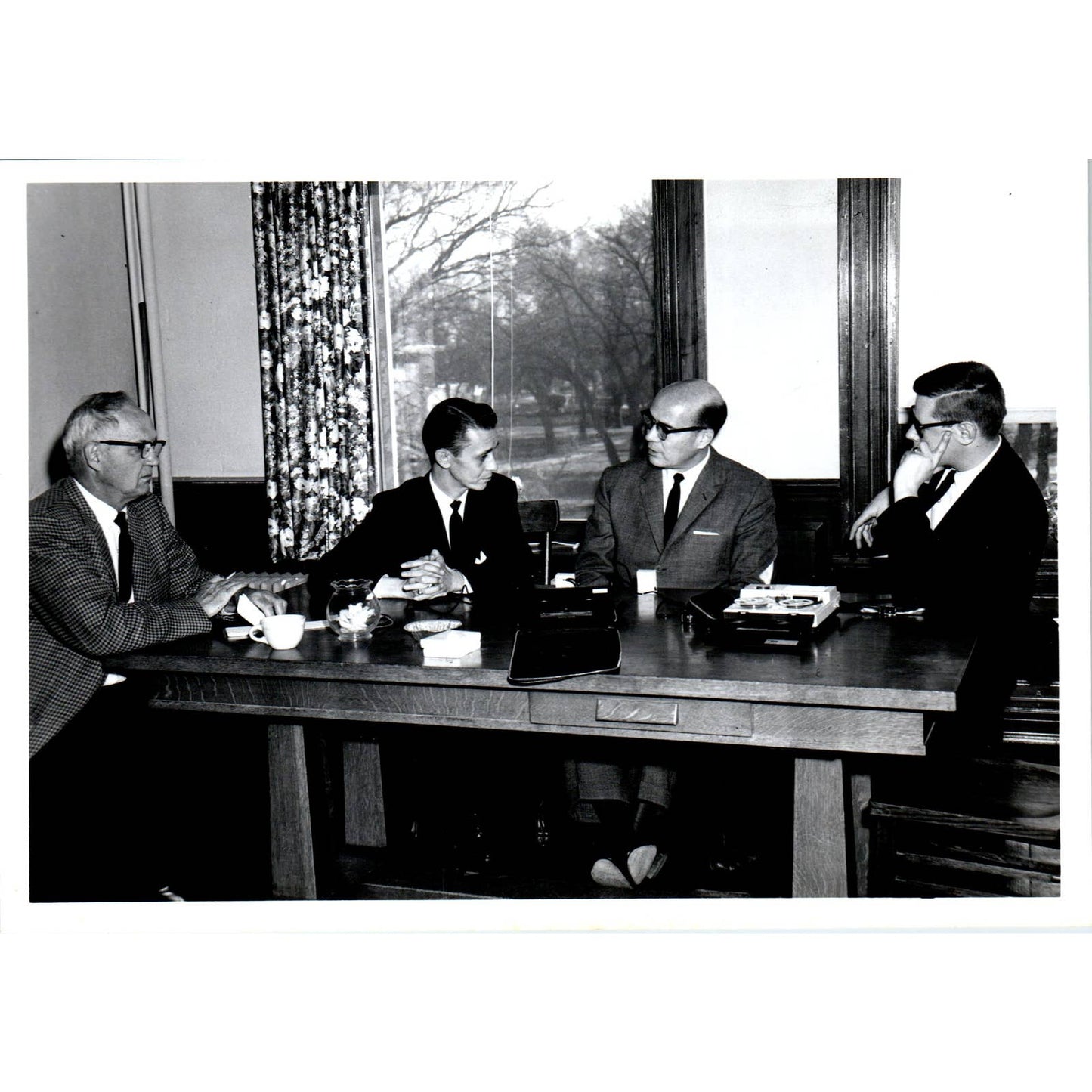 Mexico Ambassador Magrain Attending Press Conference 1964 Original Photo TK1-P4
