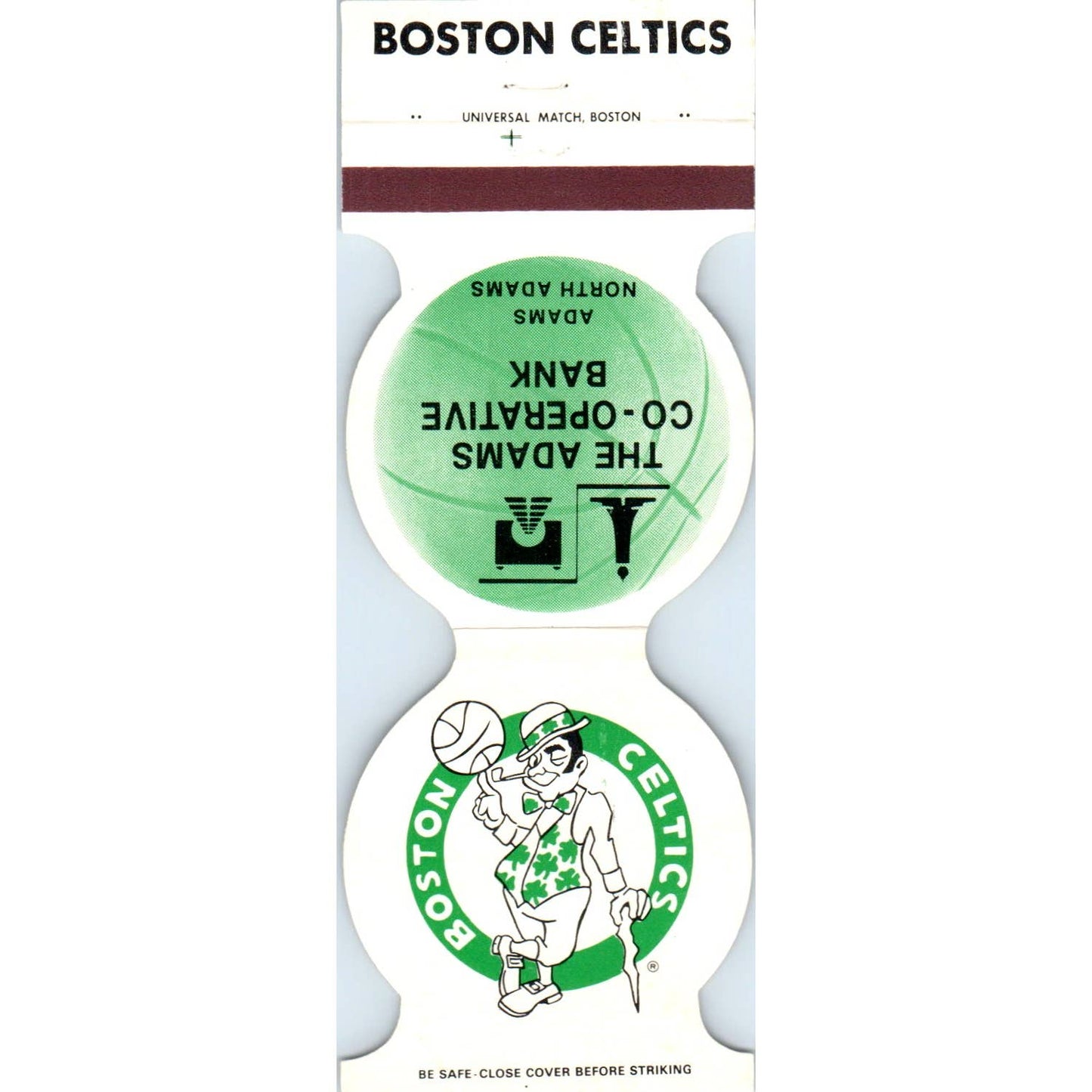 1984 Boston Celtics NBA Schedule Matchbook Cover SA1-M4