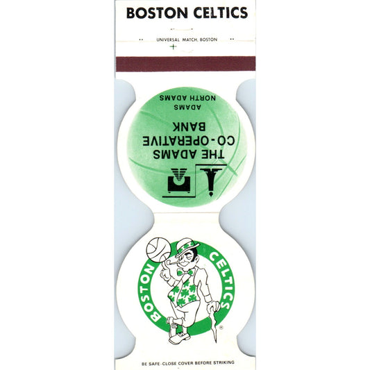 1984 Boston Celtics NBA Schedule Matchbook Cover SA6-M4