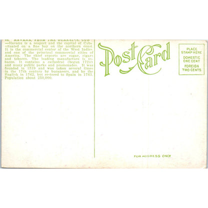 View of Havana from the Quarries Cuba Original Postcard TK1-P12