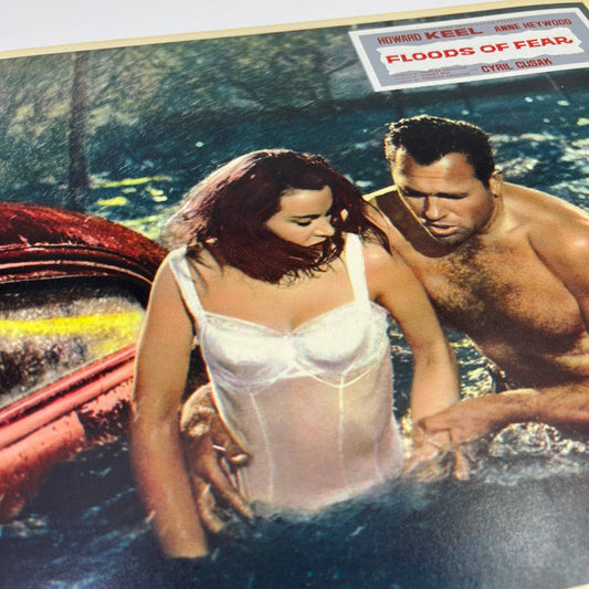 1956 Floods of Fear Howard Keel Anne Haywood Cyril Cusak UK Lobby Card 7 FL4