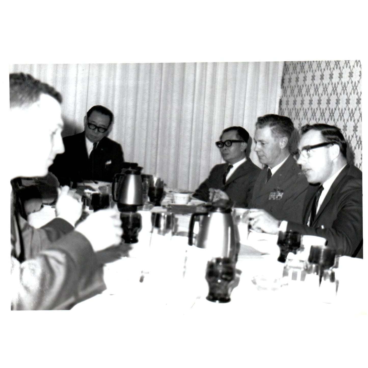 Officers' Club Breakfast Ellsworth Air Force Base 1967 Original Photo 5x7 TK1-P5