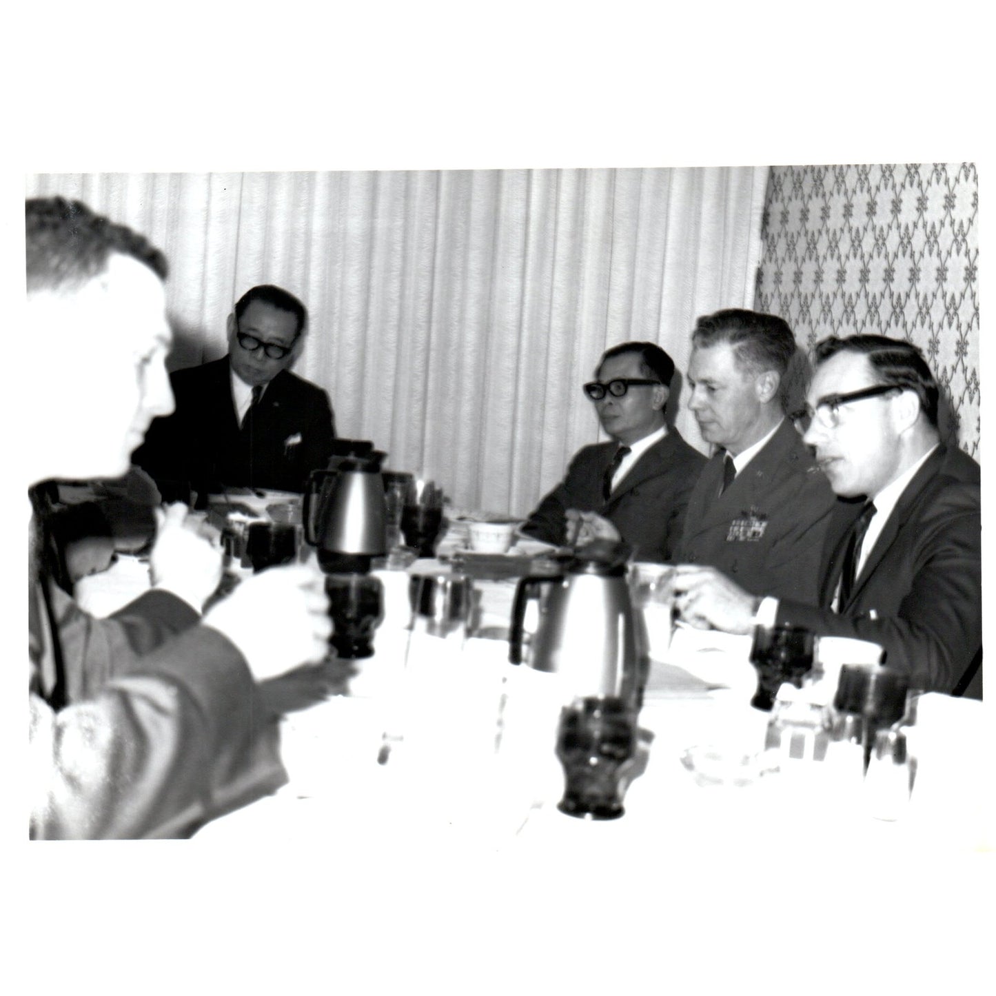 Officers' Club Breakfast Ellsworth Air Force Base 1967 Original Photo 5x7 B8