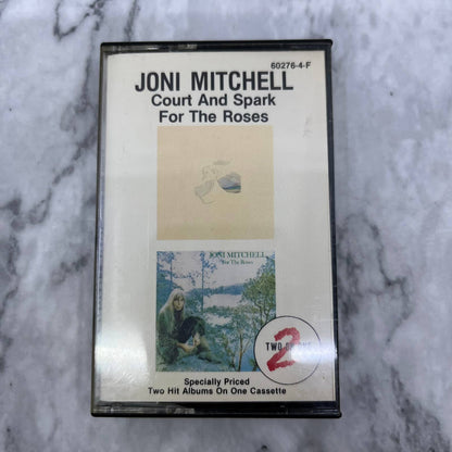 Joni Mitchell - Court and Park, For the Roses - Cassette Tape TD8-70