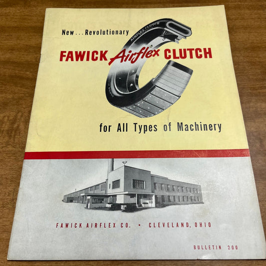 1943 Fawick Airflex Co. Brochure Newsletter Booklet Bulletin Cleveland Ohio M1-1