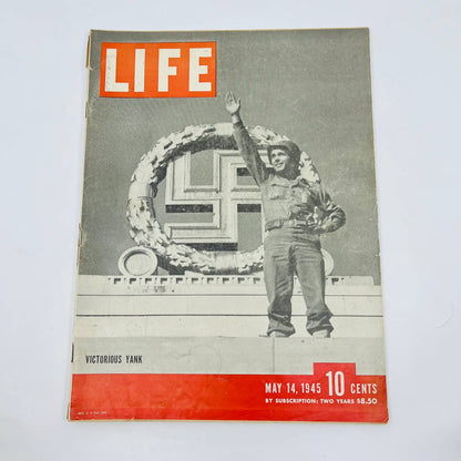 Life Magazine May 14 1945 Mass Surrender of Germans Victorious Yank TD8