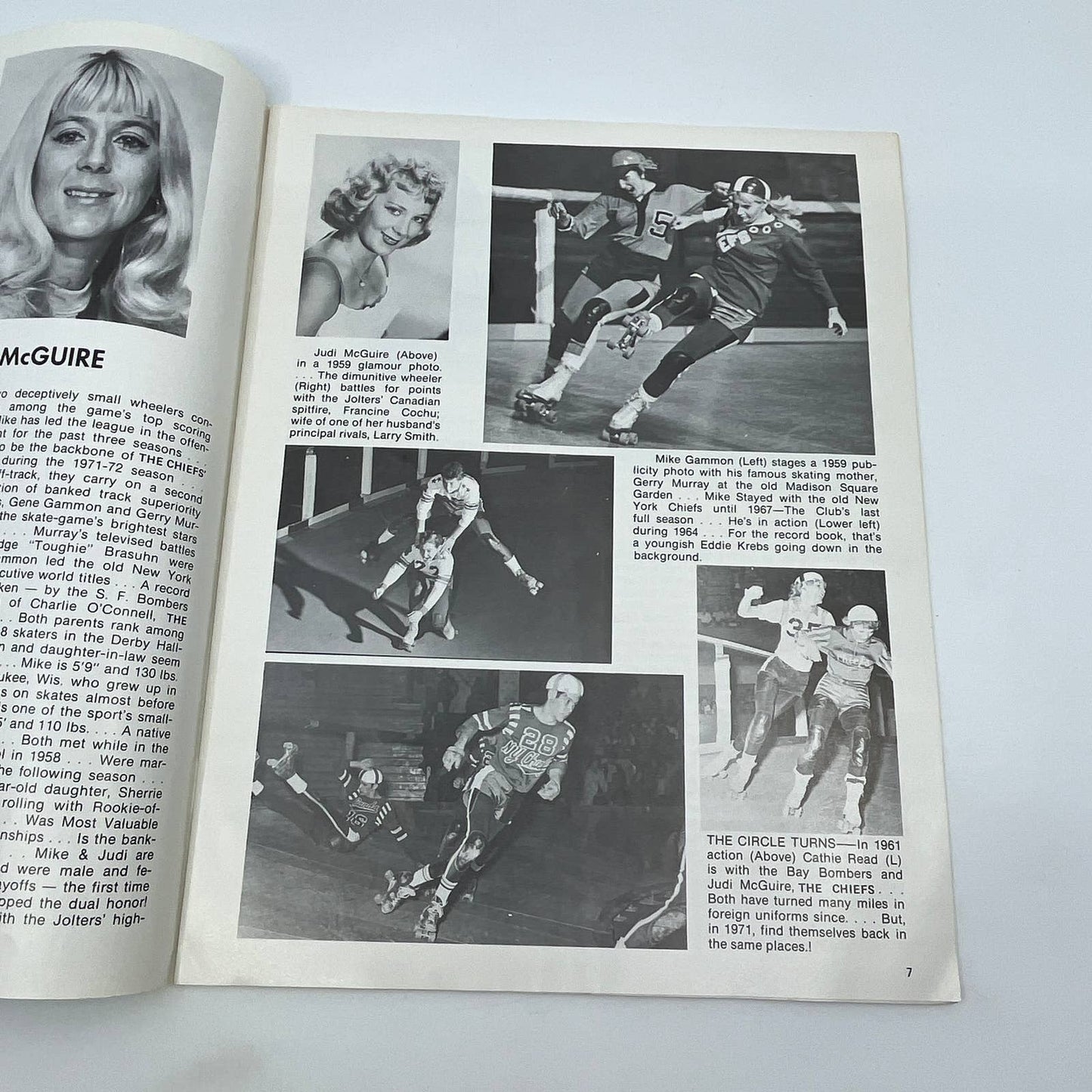 1970s Jolters Chiefs Pioneers Roller Derby Program Yearbook TG3
