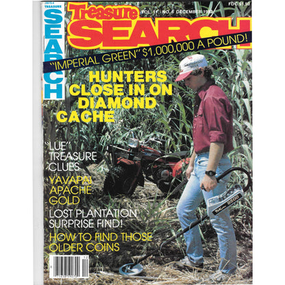 Treasure Search Magazine 1983 December Metal Detecting Gold Diamonds M2