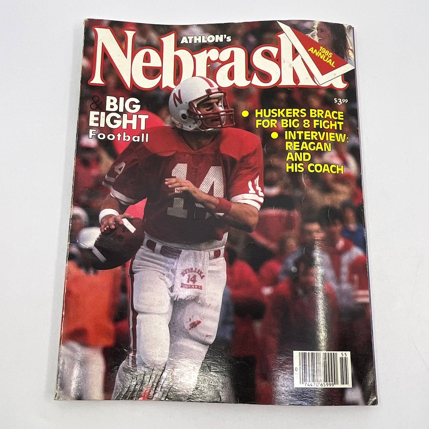 1985 Athlon’s Nebraska Cornhuskers & Big 8 Football Preview Magazine TH3
