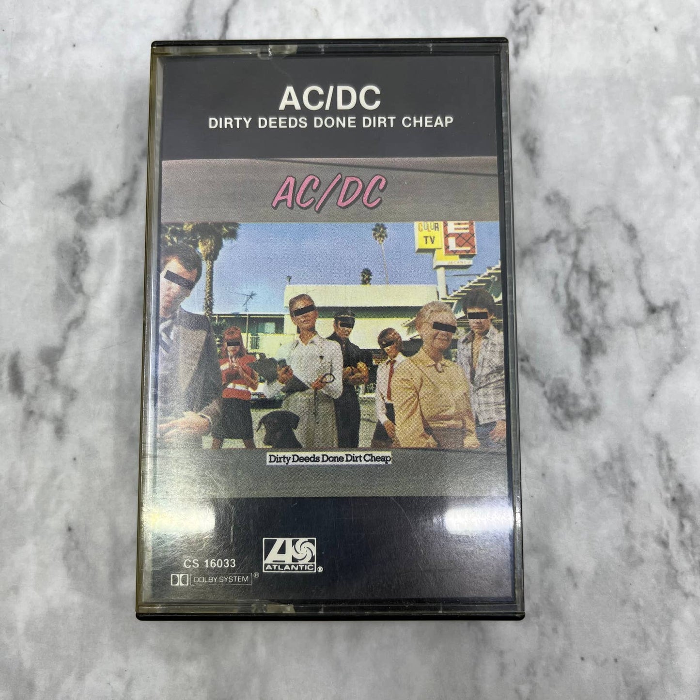 AC/DC- Dirty Deeds Done Dirt Cheap Cassette Tape TD9-64