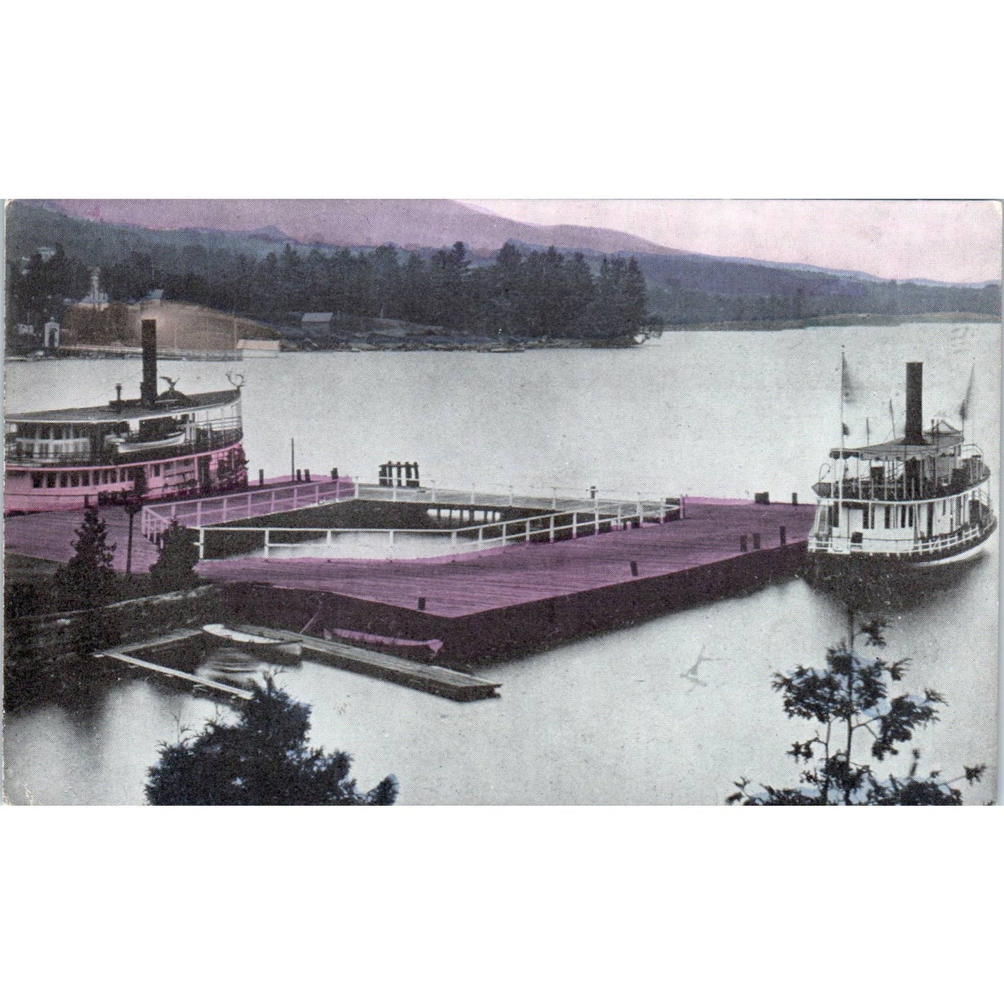 Lake George New York c1910 Original Postcard TK1-25