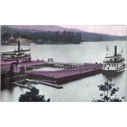 Lake George New York c1910 Original Postcard TK1-25
