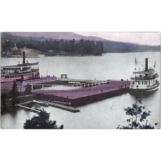 Lake George New York c1910 Original Postcard TK1-25