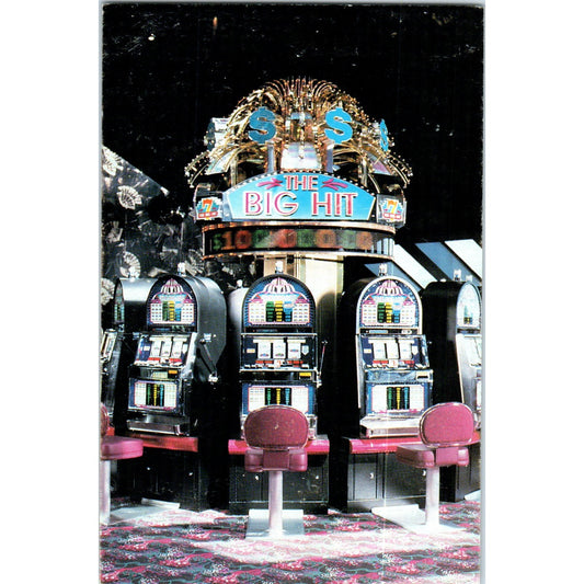 Pair-A-Dice Riverboat Casino East Peoria Illinois Original Postcard P2-4