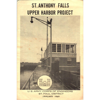 St. Anthony Falls Upper Harbor Project Leaflet 1969 Minnesota TK1-P3
