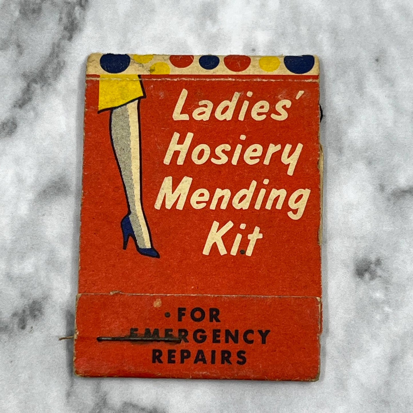 Vintage Ladies Hosiery Mending Repair Kit - Wonder Bread Advertising SA2