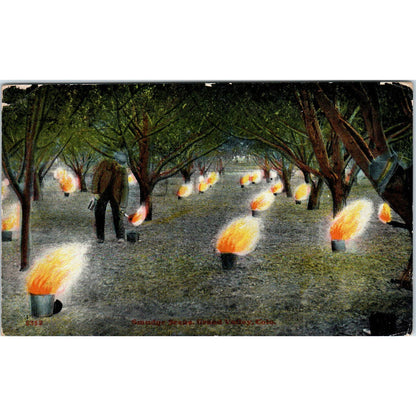 Grand Valley Colorado Smudge Scene Original Postcard TK1-28