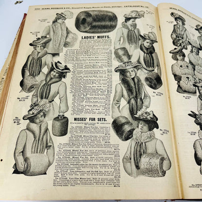 Antique 1902-1903 Sears Roebuck & Co. Catalog #112 Hardcover Complete BA3