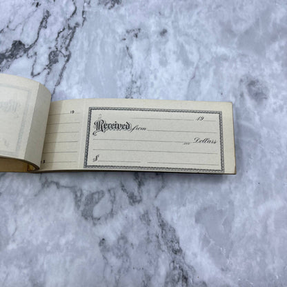 Early 1900s Victorian Check Receipt Book EA4