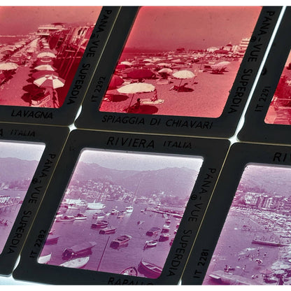 1960s Italian Riviera Italy Travel Slide Set of 6 2x2 Slides TK2-S4-4