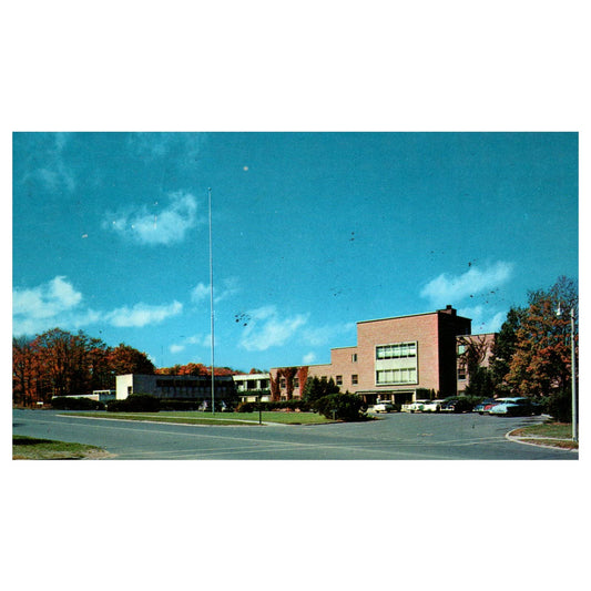 Vintage Postcard Little Traverse Hospital Burns Clinic Charlevoix MI 1957 TJ7-1