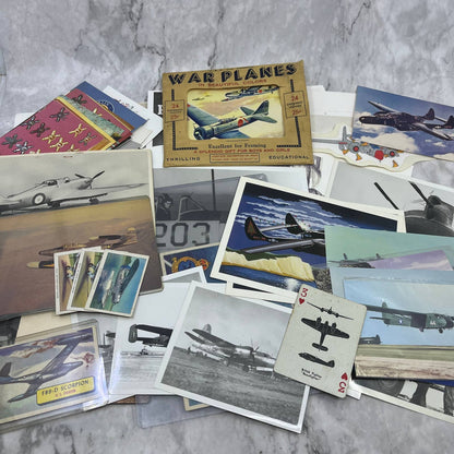 Huge Lot of US Air Force Warplane Aviation Ephemera Dating to WWII TD8