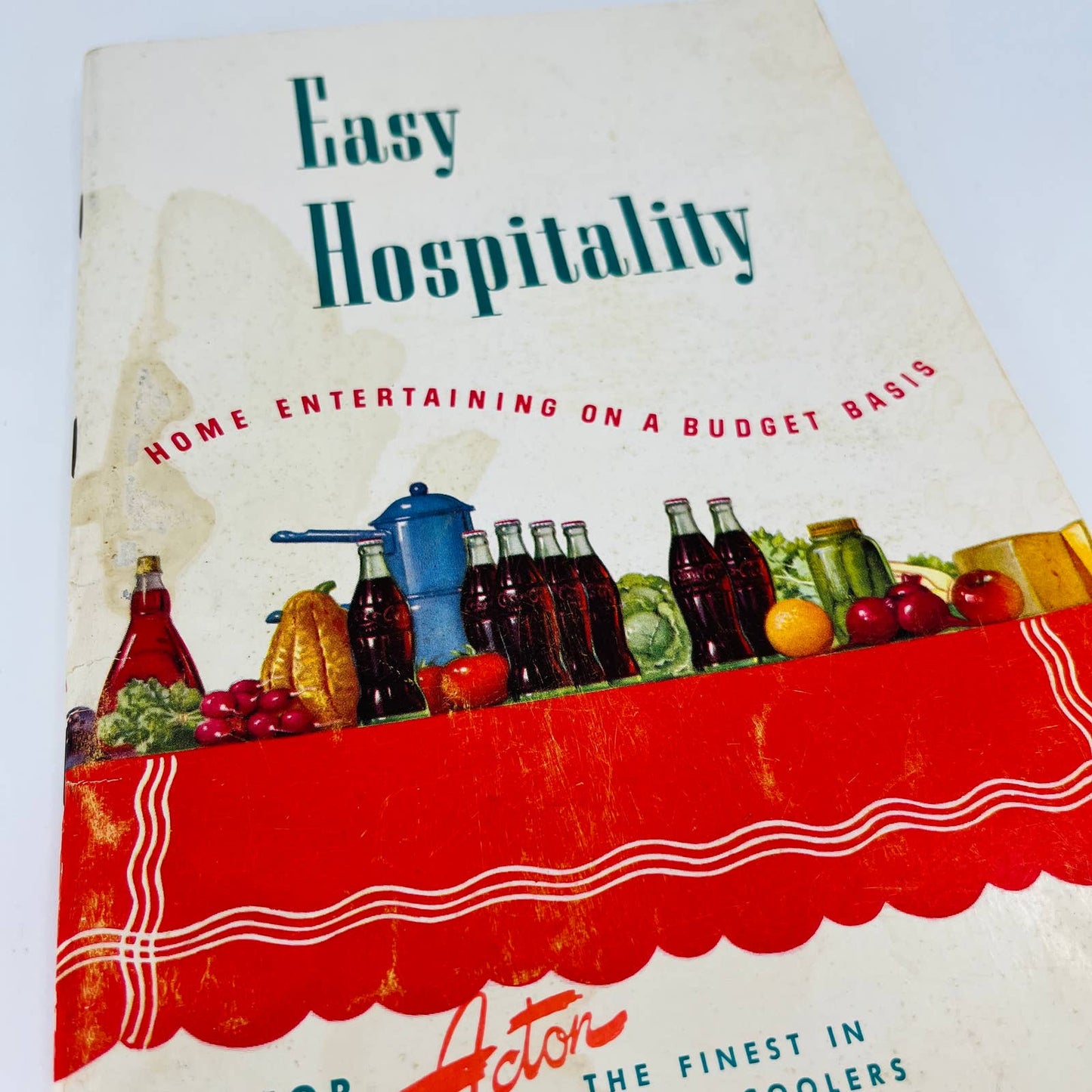 VTG Coke 1951 Easy Hospitality Entertaining Recipe Booklet Coca-Cola Cookbook C3