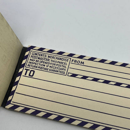 Vintage USPS Postal Service 40 Parcel Post Mailing Labels Gummed Bundle TG6