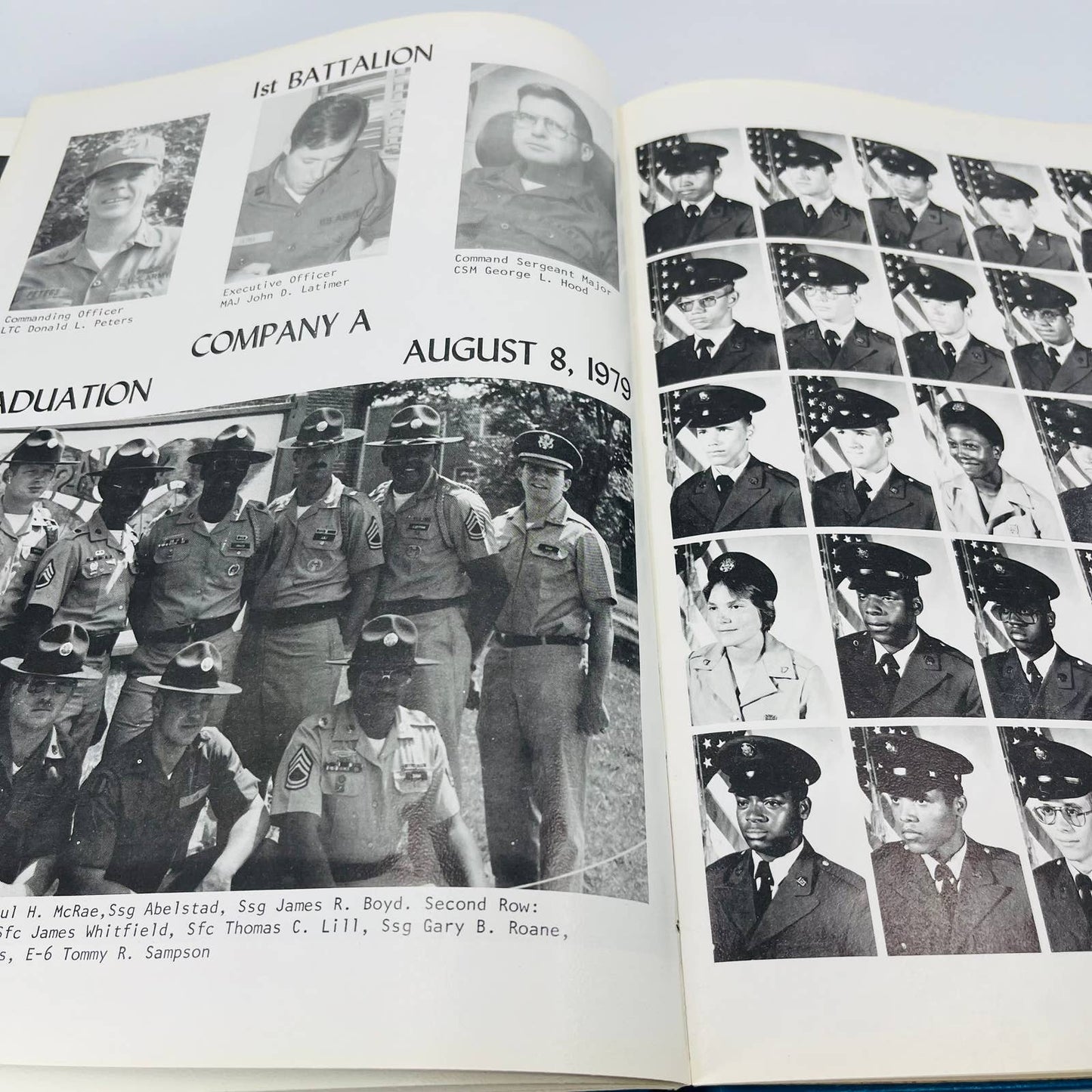 1979 Ft. Dix Yearbook Co A 1st Bn: Co D 1st Bn US Army Basic Training Grad BA2